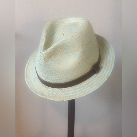 Gorgeous Pistil Straw/Leather Fedora - Picture 8 of 11
